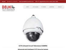 Tablet Screenshot of delhicctvsolutions.com